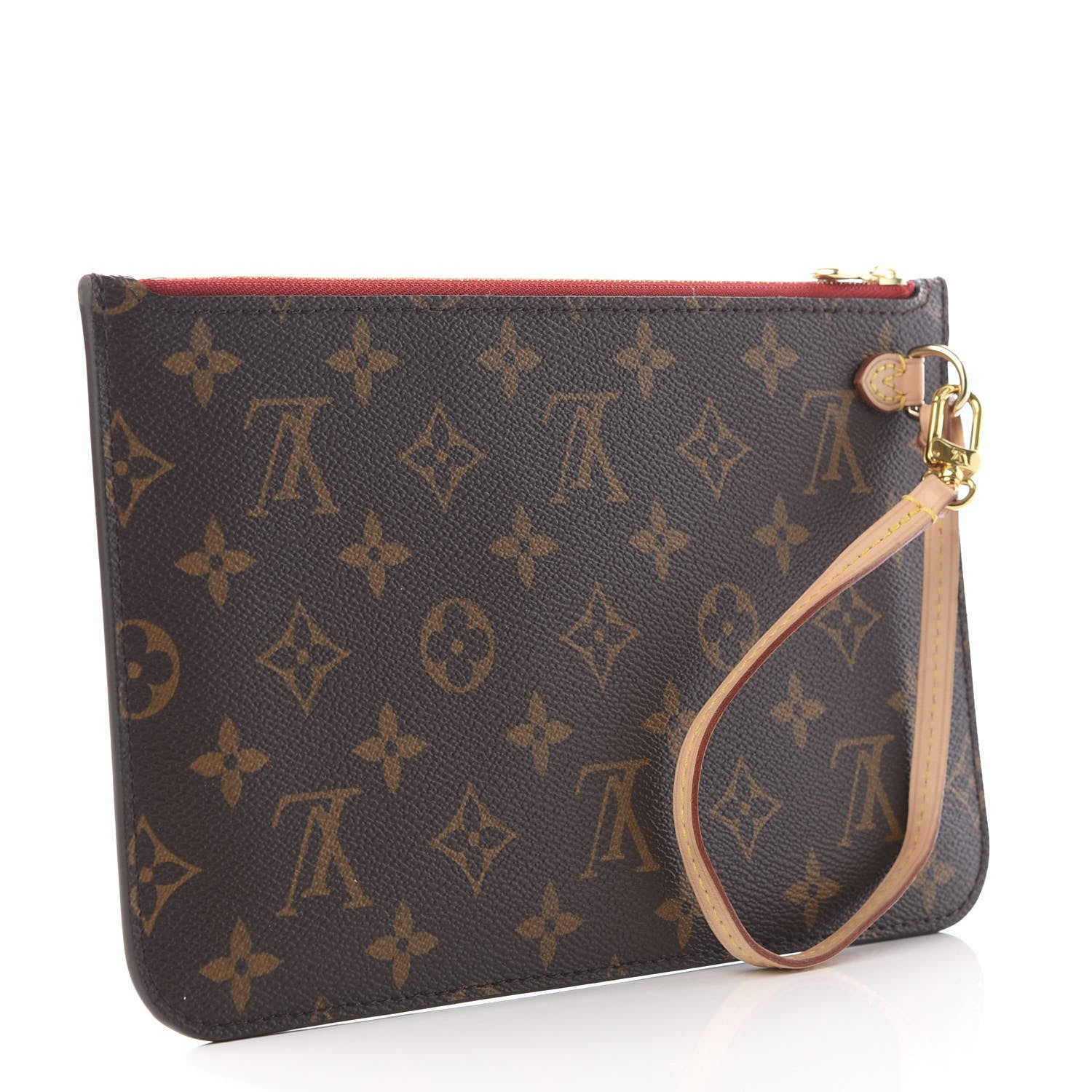 Louis Vuitton Monogram Neverfull MM GM Pochette Cherry 2 of 10