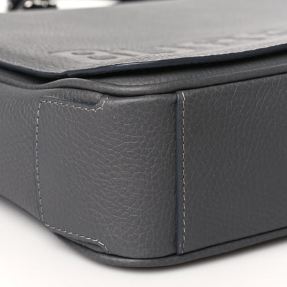 Burberry Calfskin Logo Messenger Charcoal Grey 8 of 9