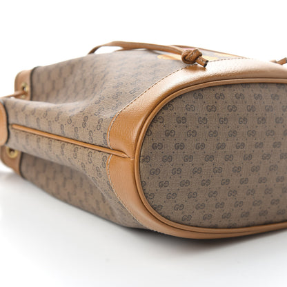 Gucci X DISNEY Mini Vintage GG Supreme Monogram Bucket Bag Beige Vintage Sun Oil 6 of 10