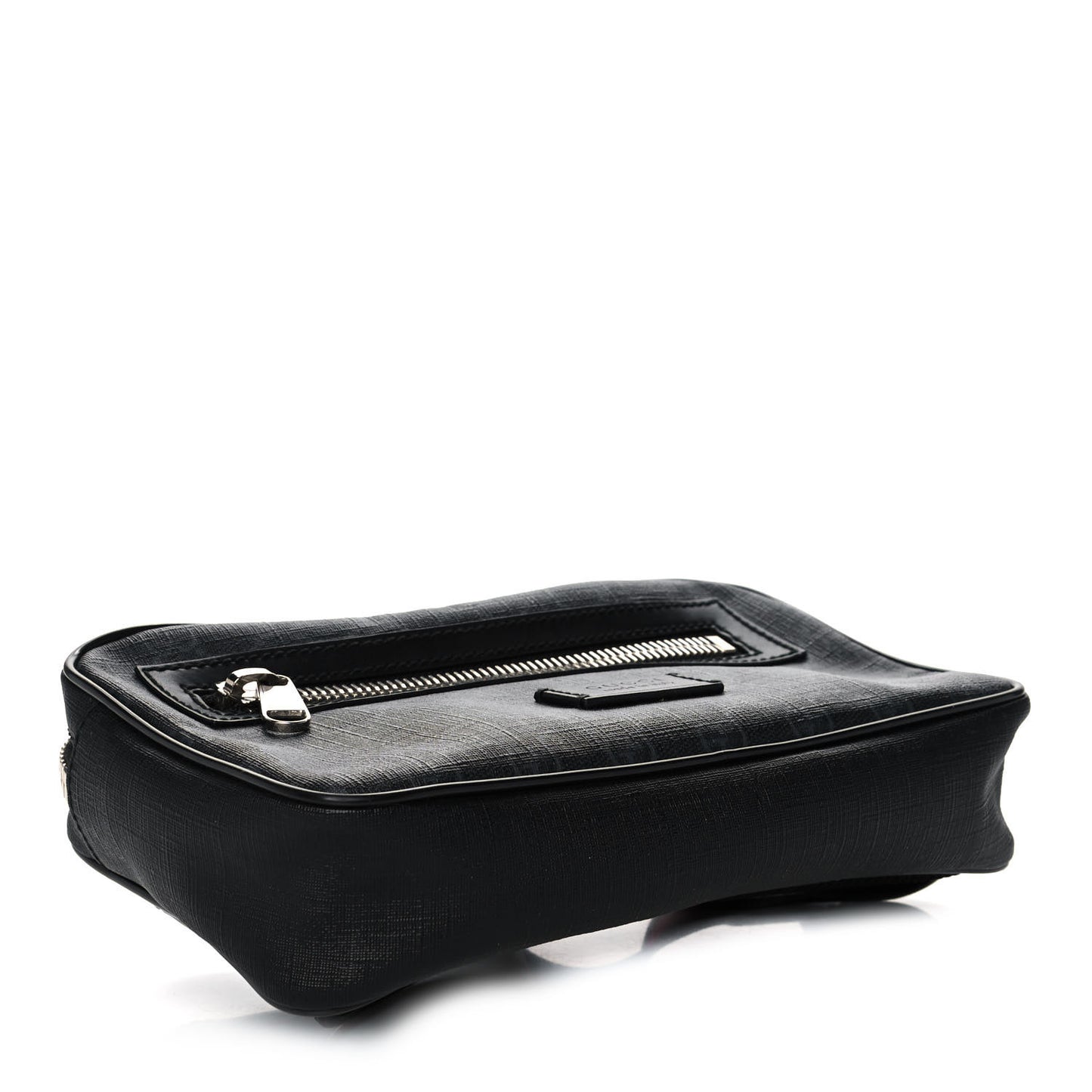Soft GG Supreme Monogram Web Belt Bag Black Grey