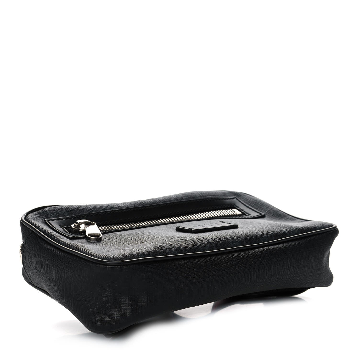 Gucci Soft GG Supreme Monogram Web Belt Bag Black Grey 4 of 11