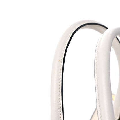 Prada Saffiano City Calfskin Bibliothèque Top Handle White 10 of 10