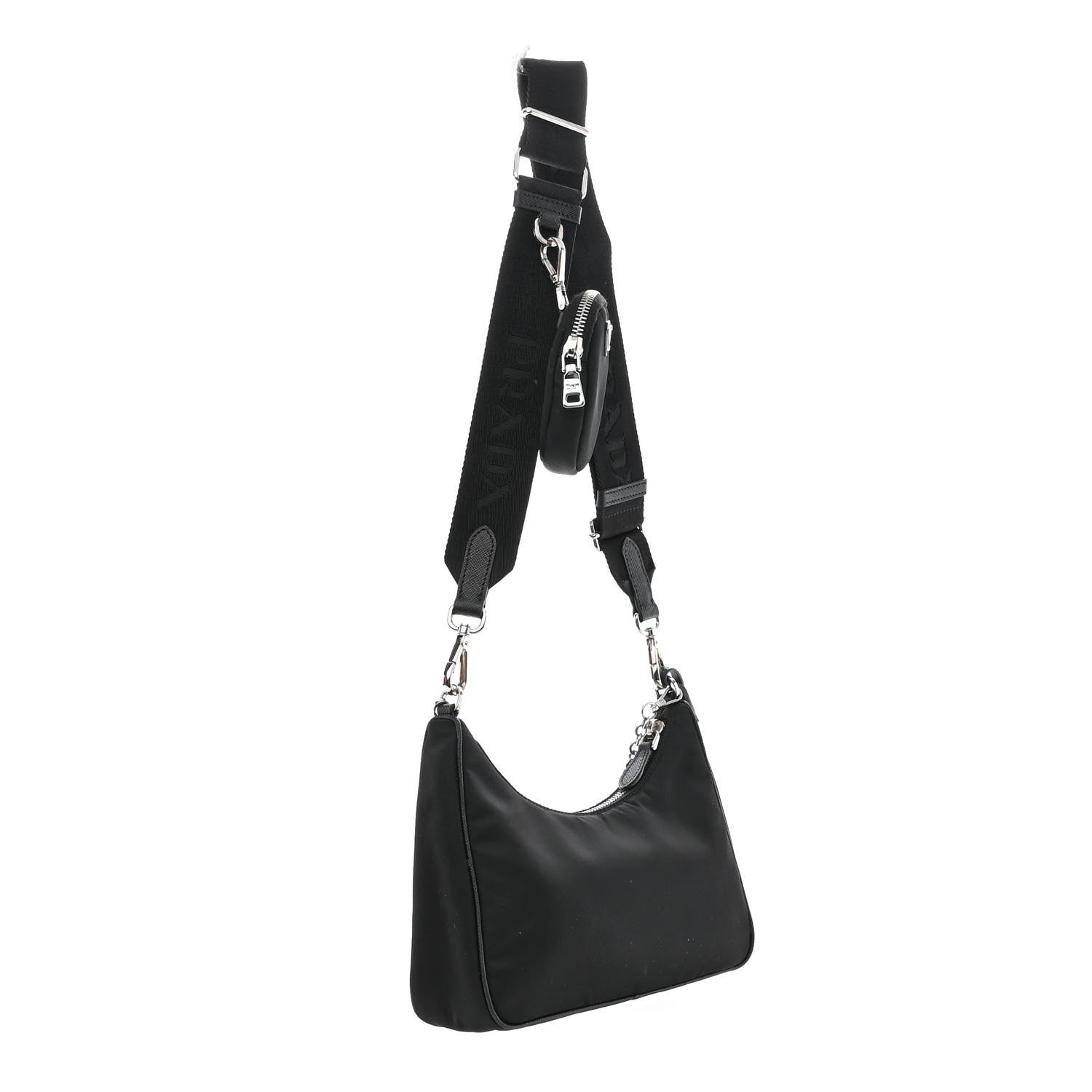 Prada Nylon Re-Edition 2005 Shoulder Bag Black 3 of 13
