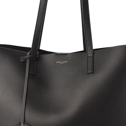 Saint Laurent Calfskin Large Shopping Tote Black 12 of 12