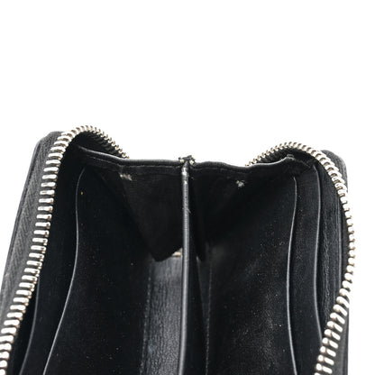 Givenchy Calfskin Iconic Bambi Print Mini Zip Wallet Black White 8 of 10