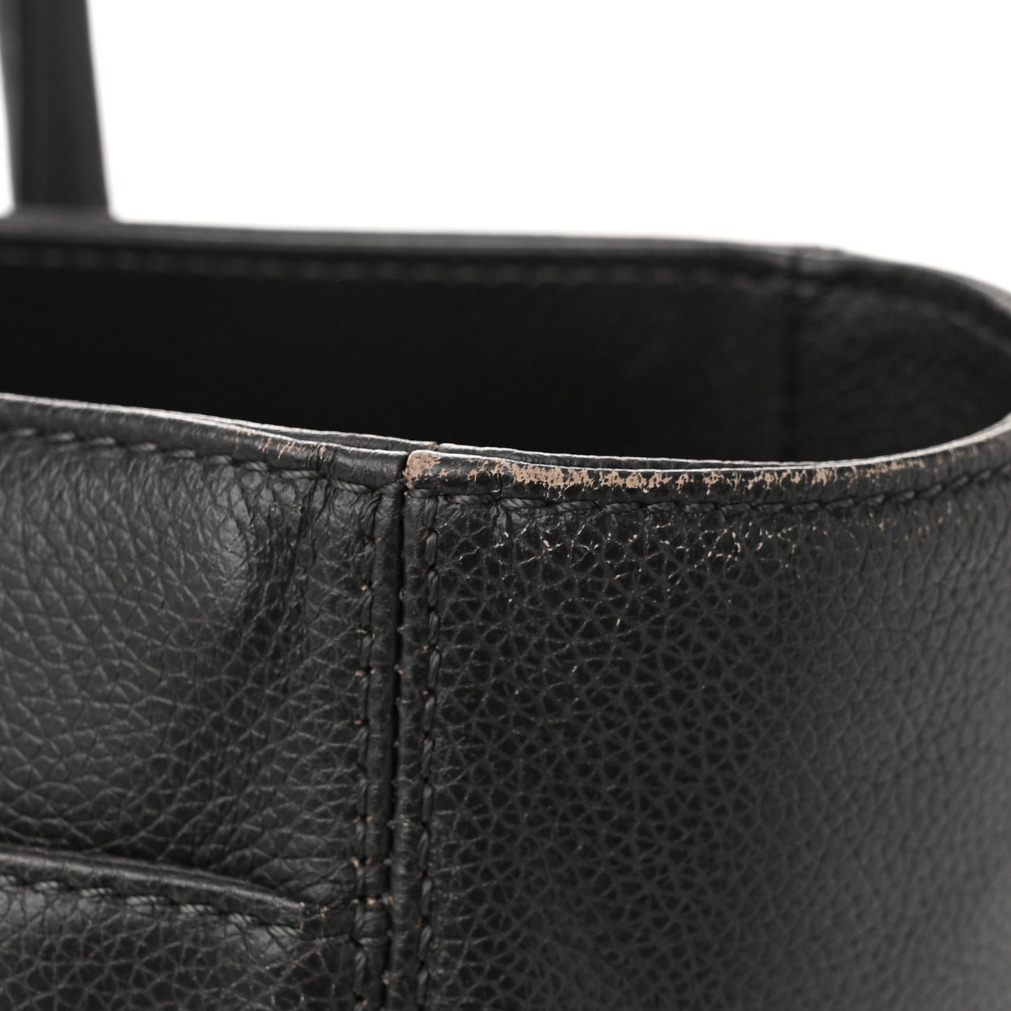 Calfskin Tall Cerf Tote Anthracite