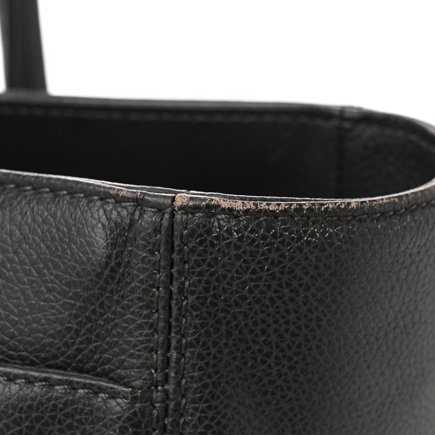 Chanel Calfskin Tall Cerf Tote Anthracite 11 of 14
