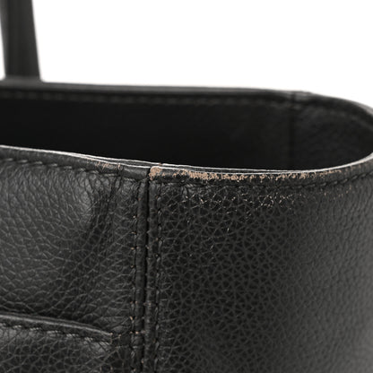 Chanel Calfskin Tall Cerf Tote Anthracite 11 of 14