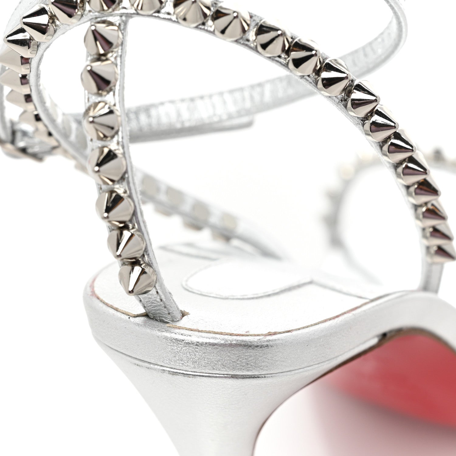Christian Louboutin Nappa So Me 100 Sandals 37 Silver 11 of 11