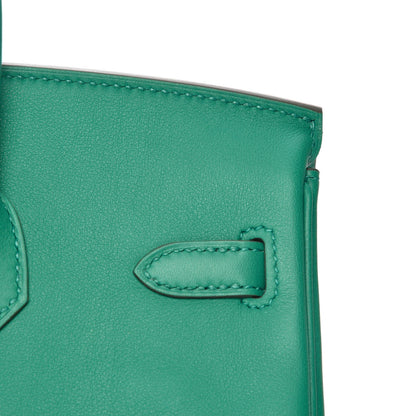 Hermes Swift Birkin 25 Vert Vertigo 10 of 32