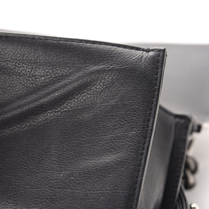 Chanel Calfskin Double Stitch Medium Boy Flap Black 16 of 17