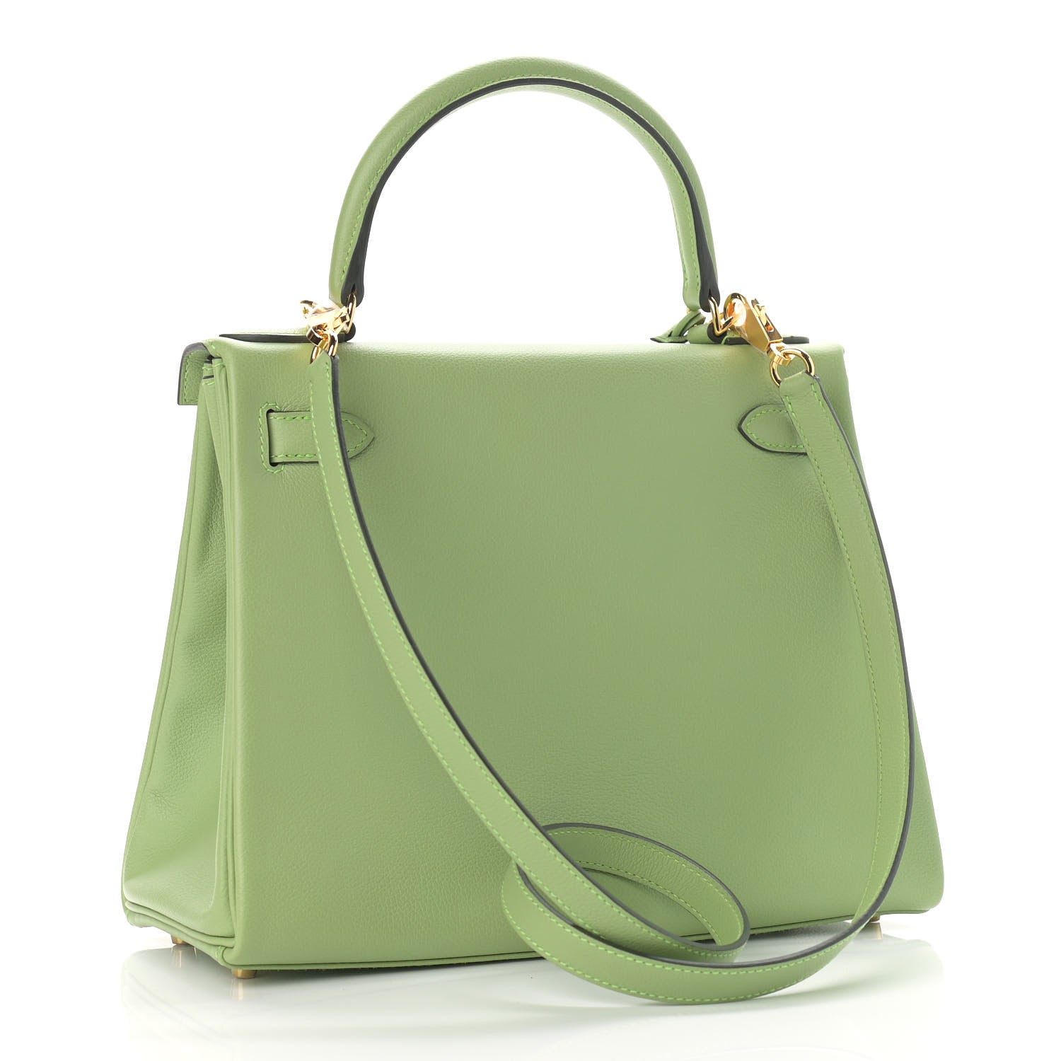 Hermes Evercolor Kelly Retourne 28 Vert Criquet 2 of 10