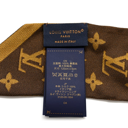 Louis Vuitton Silk Monogram Infinity BB Bandeau Brown 3 of 8