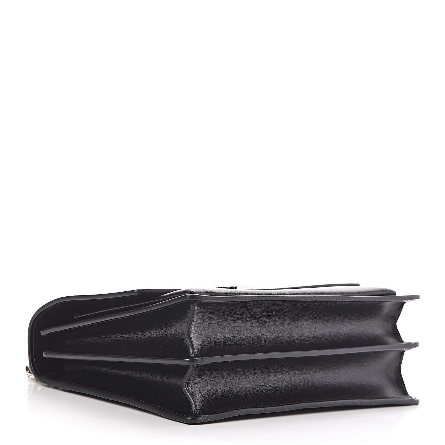 Saint Laurent Calfskin Large Monogram Sunset Black 4 of 11