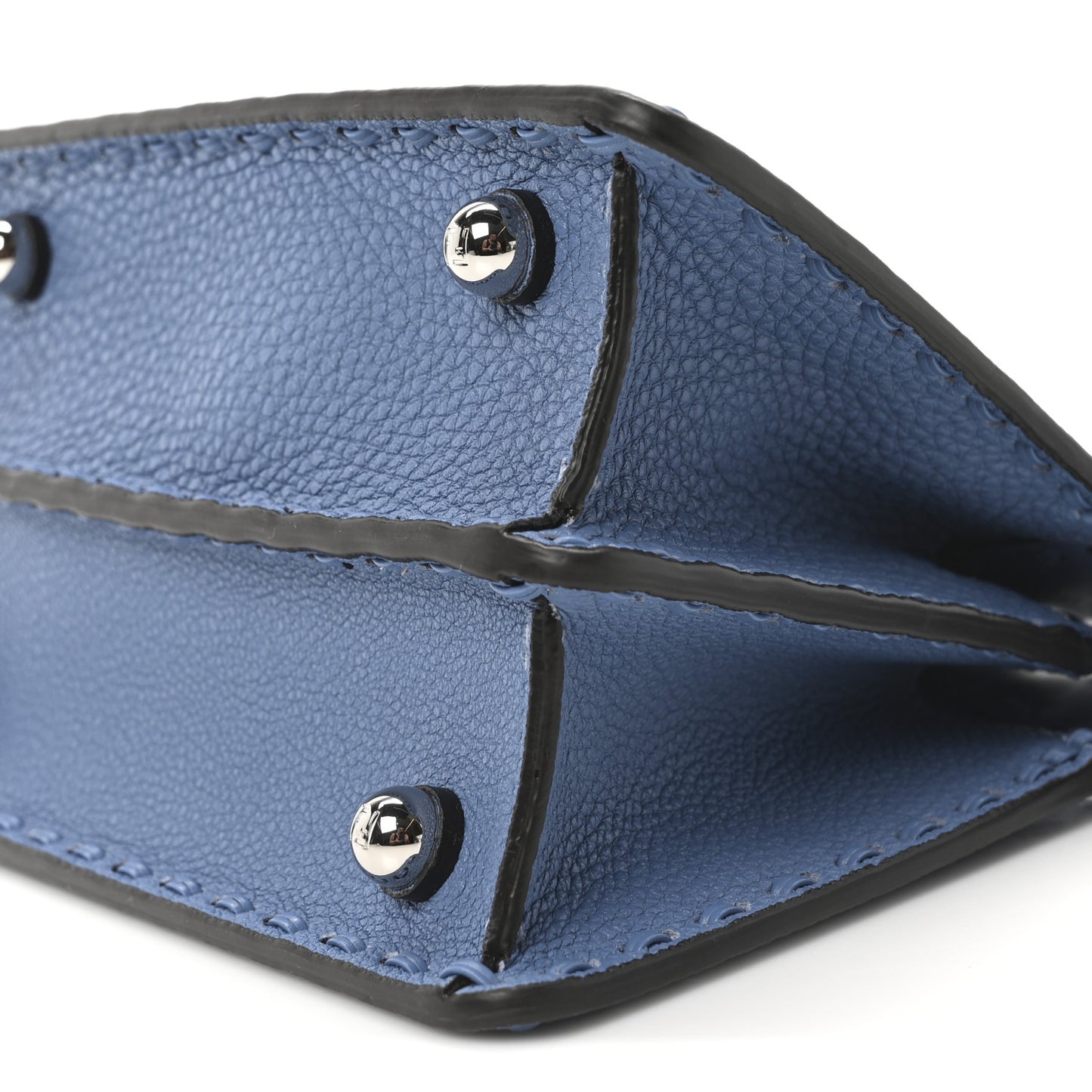 Cuoio Romano Selleria Petite Peekaboo I SEE U Satchel Blue
