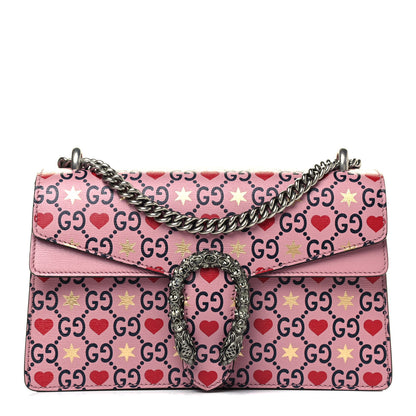 Gucci Calfskin Valentine's Day Exclusive Small Dionysus Bag Pink 1 of 4