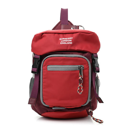 Burberry Nylon Leo Sling Bag Bright Red 1 of 10