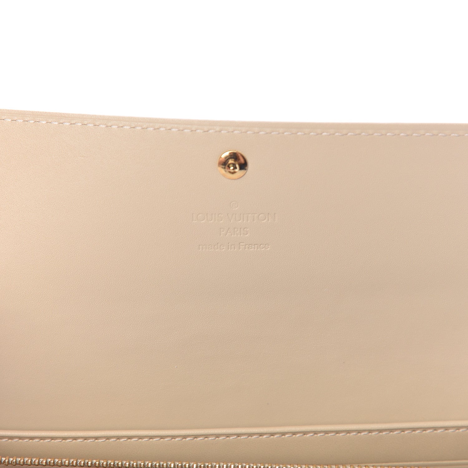 Louis Vuitton Vernis Sarah Wallet Blanc Corail 6 of 7