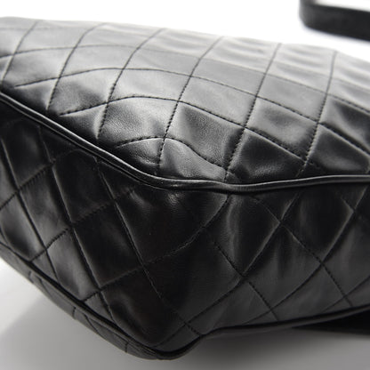 Chanel Quilted Lambskin Flap Crossbody Bag Black 12 of 12