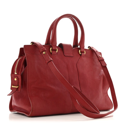 Saint Laurent Sheepskin Small Cabas ChYc  Red 3 of 13