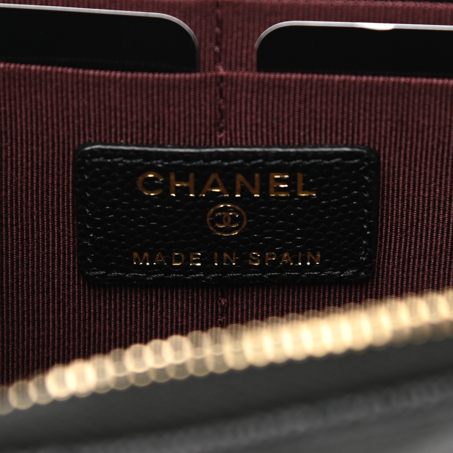 Chanel Caviar Quilted Classic Pouch With Handle Black 6 of 8