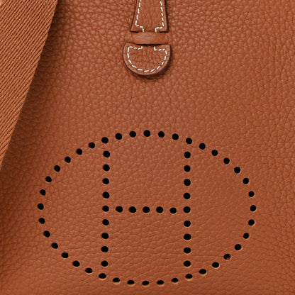 Hermes Taurillon Clemence Evelyne TPM Gold 8 of 11