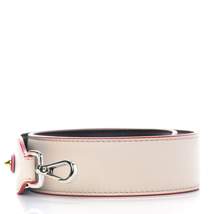 Fendi Vitello Dolce Fun Fair Metal Studded Strap You Camelia Multicolor 2 of 5