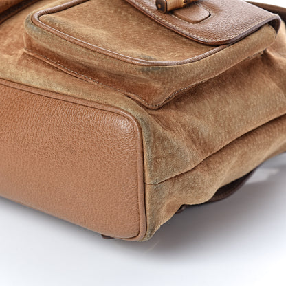 Gucci Suede Bamboo Backpack Beige 14 of 14