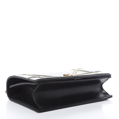 Christian Dior Lambskin Studded Medium Diorama Flap Bag Black 4 of 17