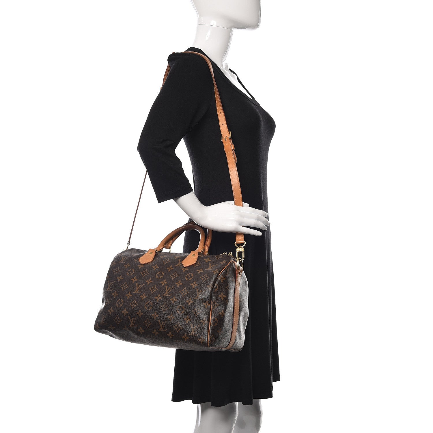 Louis Vuitton Monogram Speedy Bandouliere 30 2 of 9