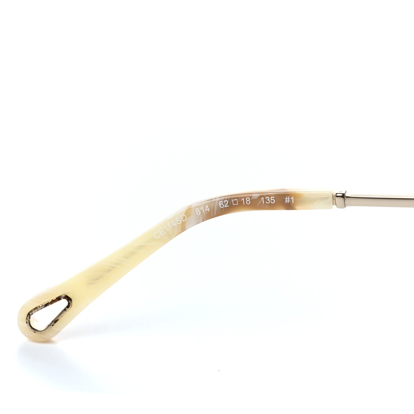 Metal Oversized Round Carlina Oversized Round Sunglasses CE114SD Gold