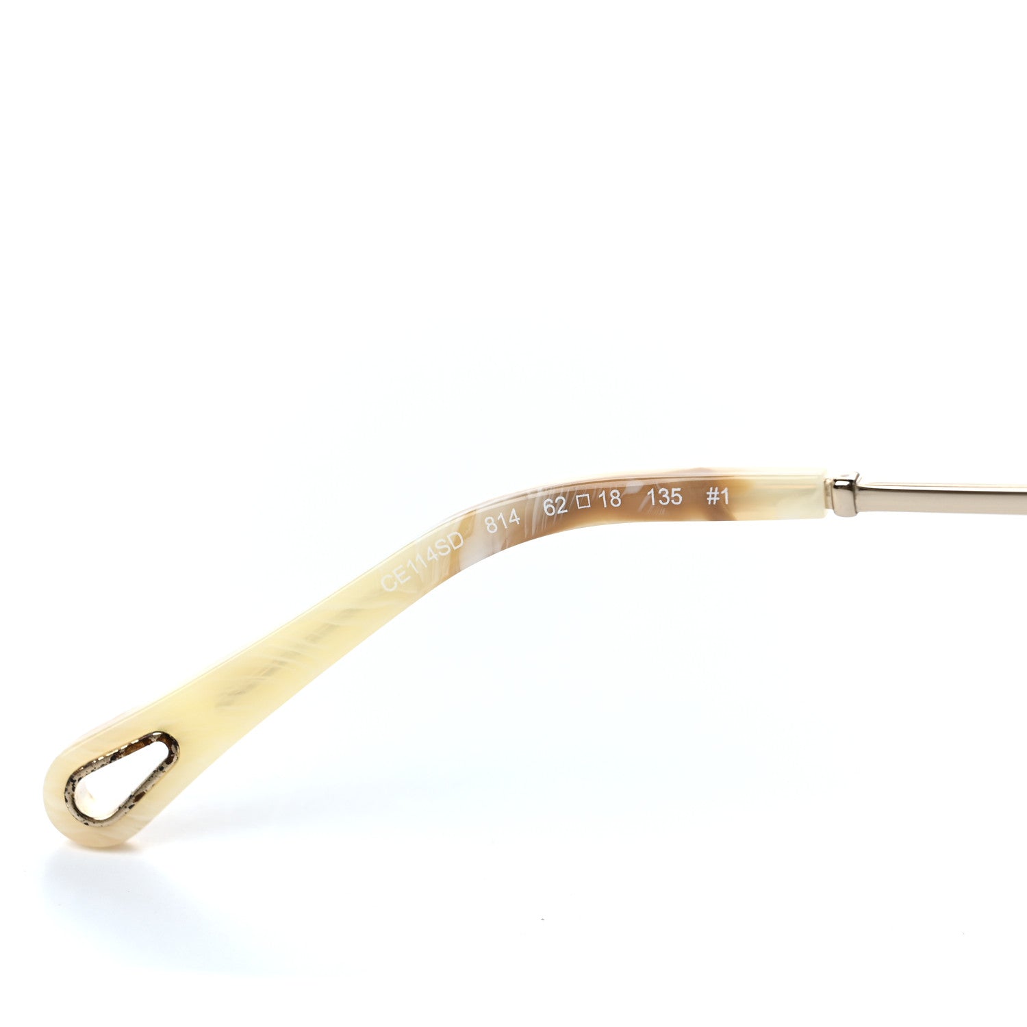 Chloe Metal Oversized Round Carlina Oversized Round Sunglasses CE114SD Gold 5 of 7