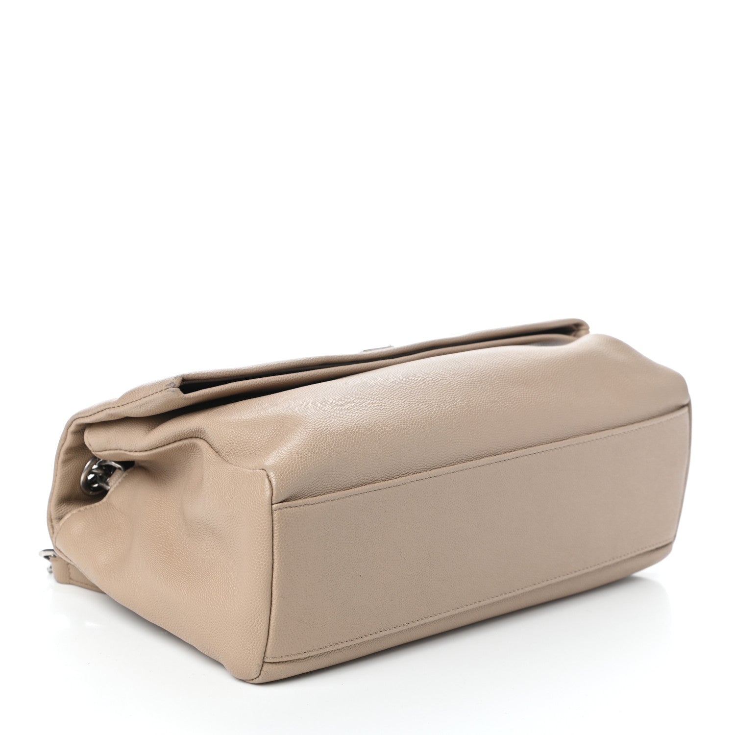 Saint Laurent Grain De Poudre Medium West Hollywood Monogram Fold-Over Nude Powder 4 of 9