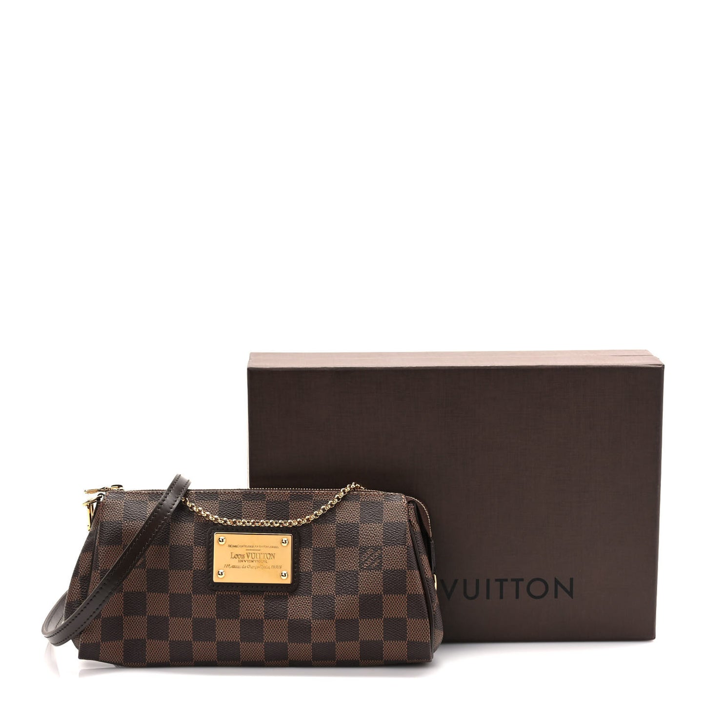 Damier Ebene Eva Clutch
