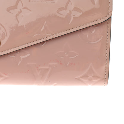 Louis Vuitton Vernis Sarah Wallet NM Rose Ballerine 8 of 15