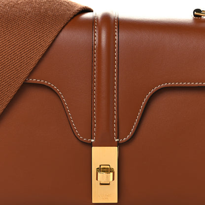 Celine Smooth Calfskin Teen Soft 16 Shoulder Bag Tan 7 of 9