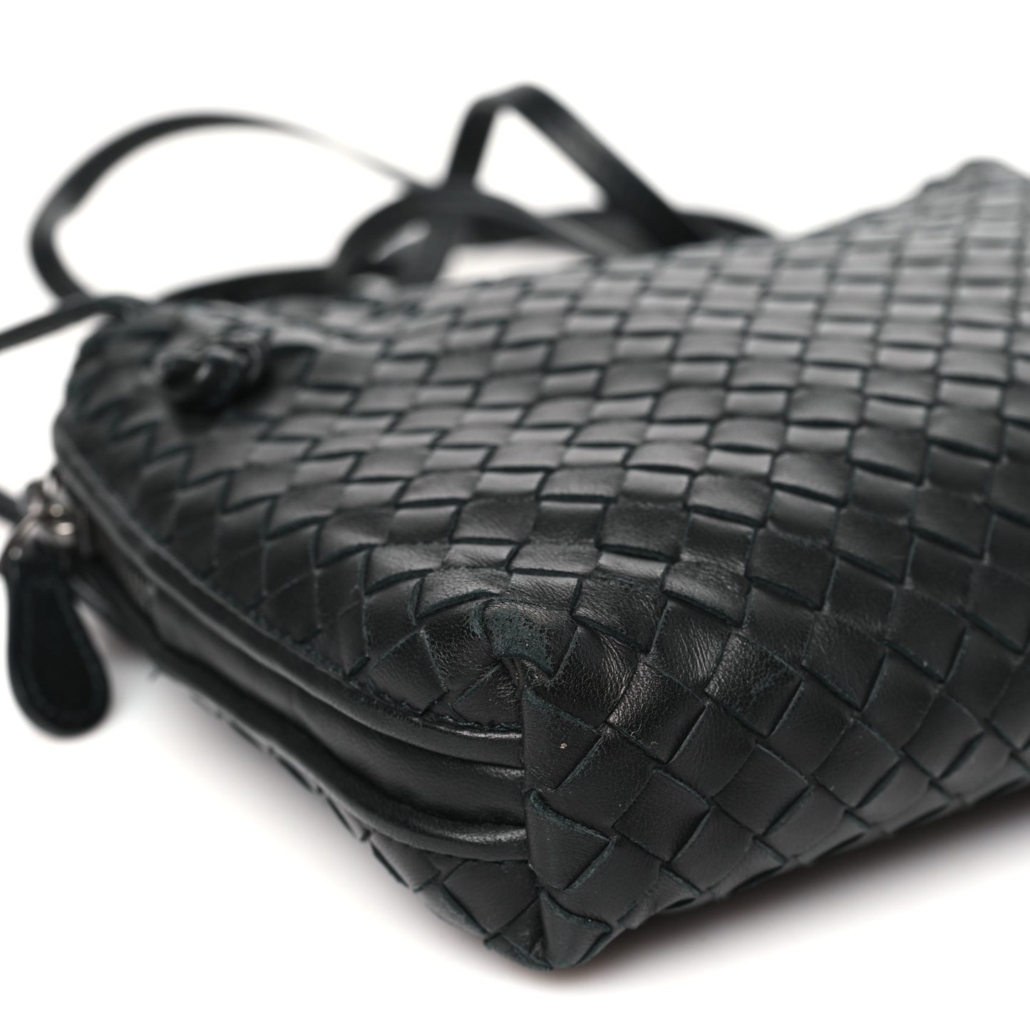 Nappa Intrecciato Nodini Bag Black