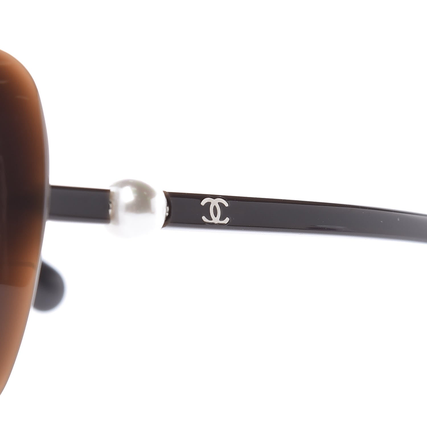 Chanel Pearl Polarized Square Sunglasses 5303-H Brown 5 of 8