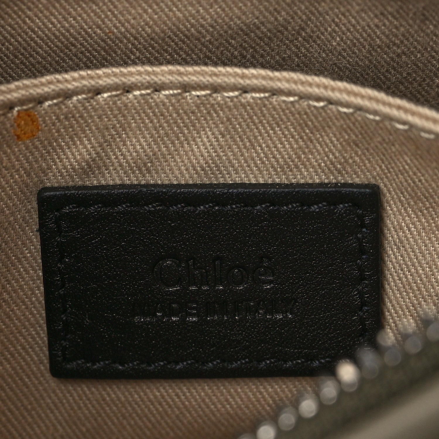 Chloe Smooth Calfskin Roy Double Shoulder Bag Merino Grey Bleached Brown 6 of 6