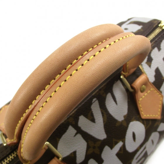 Monogram Graffiti Speedy 30 Silver
