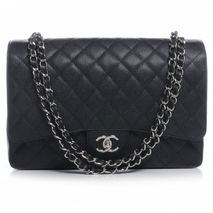 Chanel Caviar Quilted Maxi Double Flap Black 1 of 9
