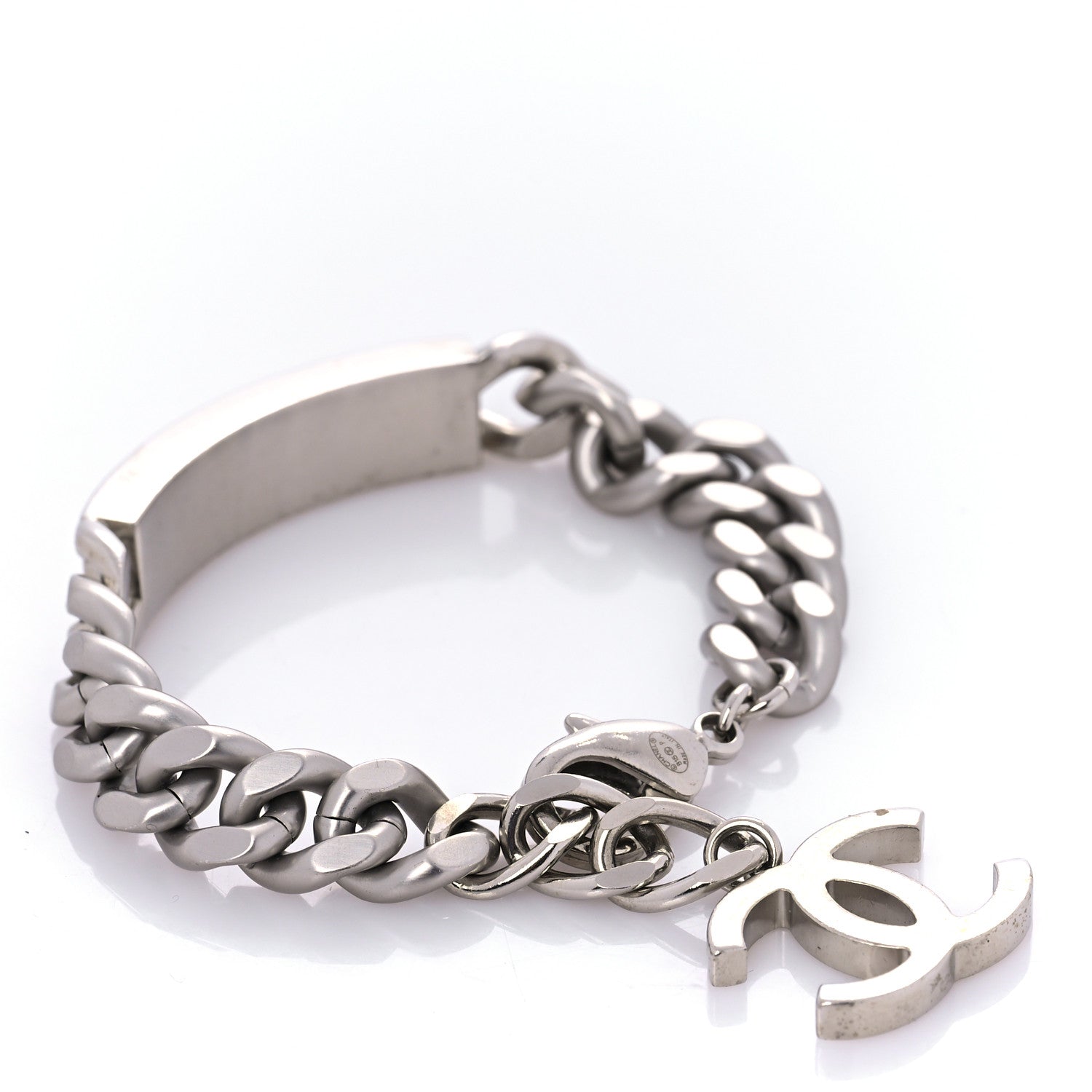 Chanel Chain ID CC Bracelet Silver 2 of 5