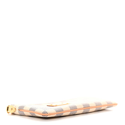 Louis Vuitton Damier Azur Pochette Milla MM 4 of 11