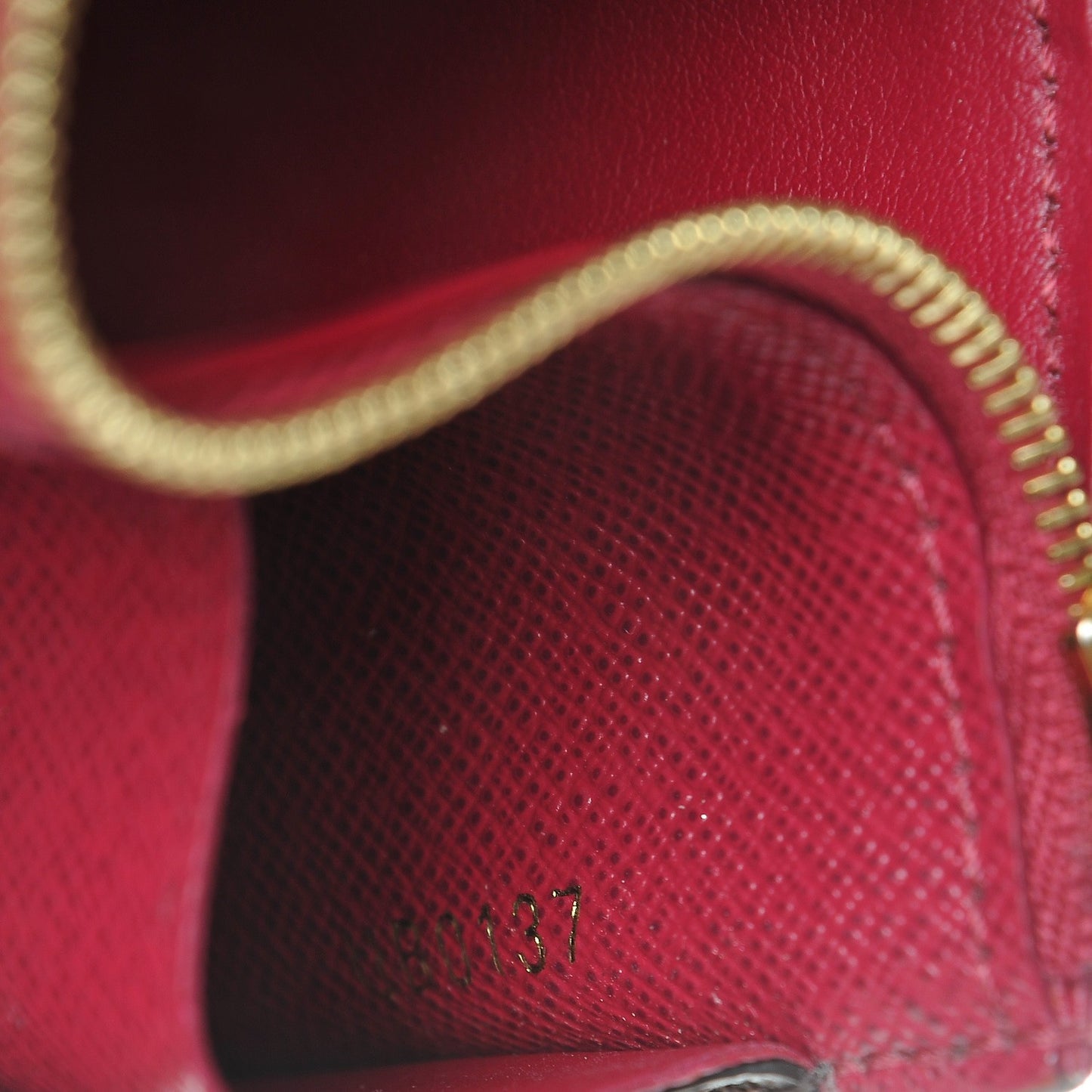 Monogram Zipped Card Holder
