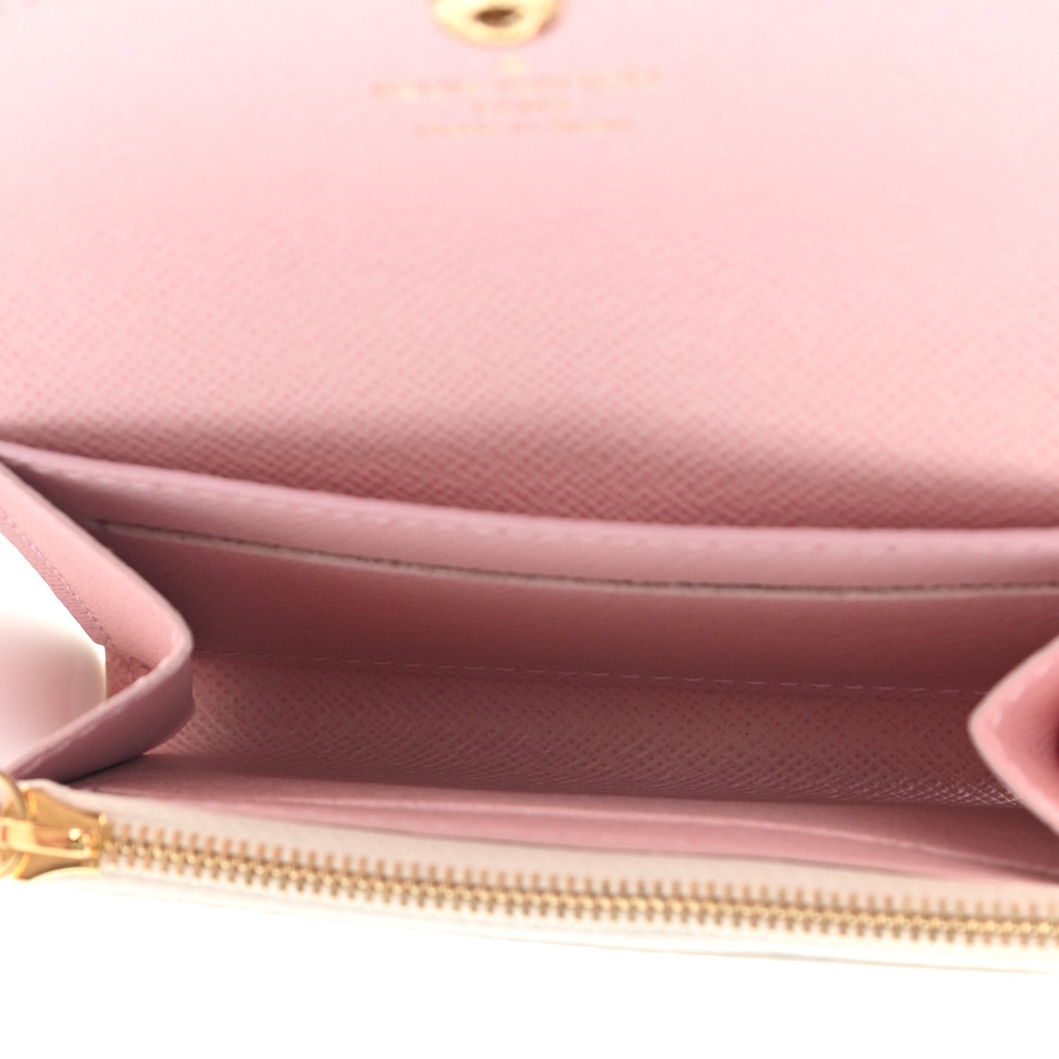 Louis Vuitton Damier Azur Rosalie Coin Purse Rose Ballerine 5 of 7