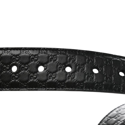 Gucci Rubber Guccissima Belt 95 38 Black 4 of 5