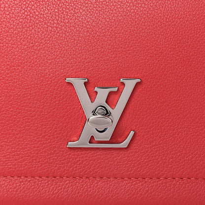 Louis Vuitton Soft Calfskin Lockme II Top Handle Rubis 10 of 10
