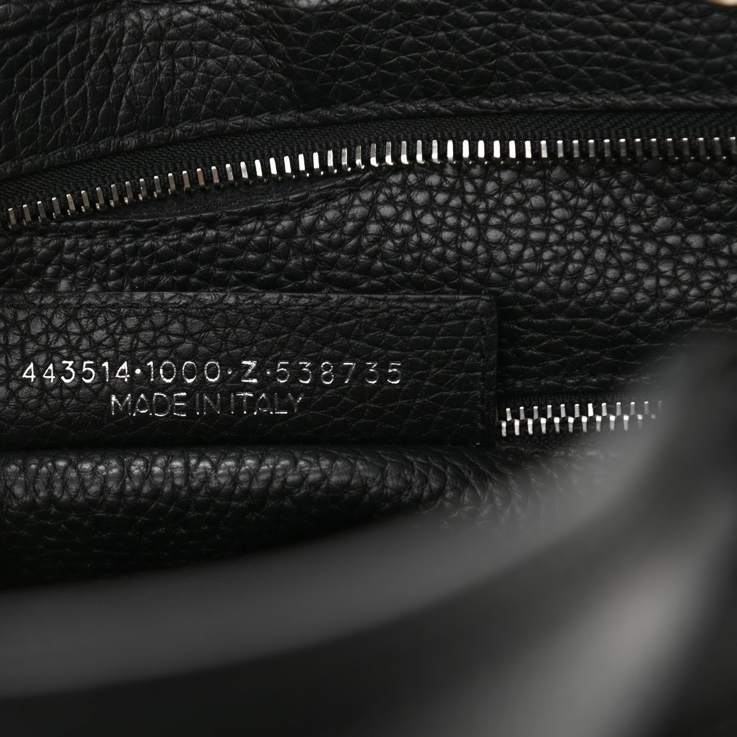 Veau Grana Perforated Blackout Hardware City Black