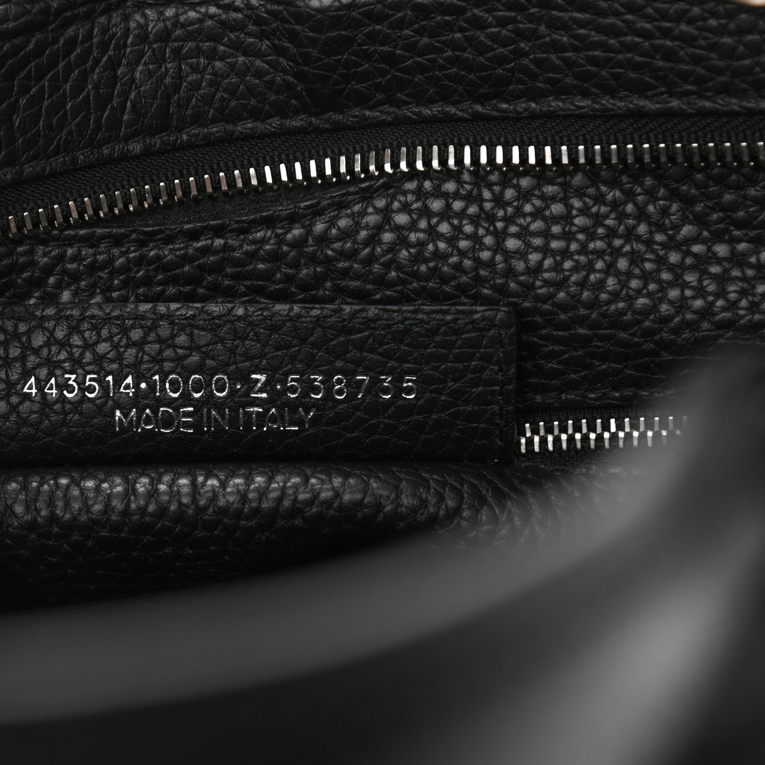 Balenciaga Veau Grana Perforated Blackout Hardware City Black 7 of 12