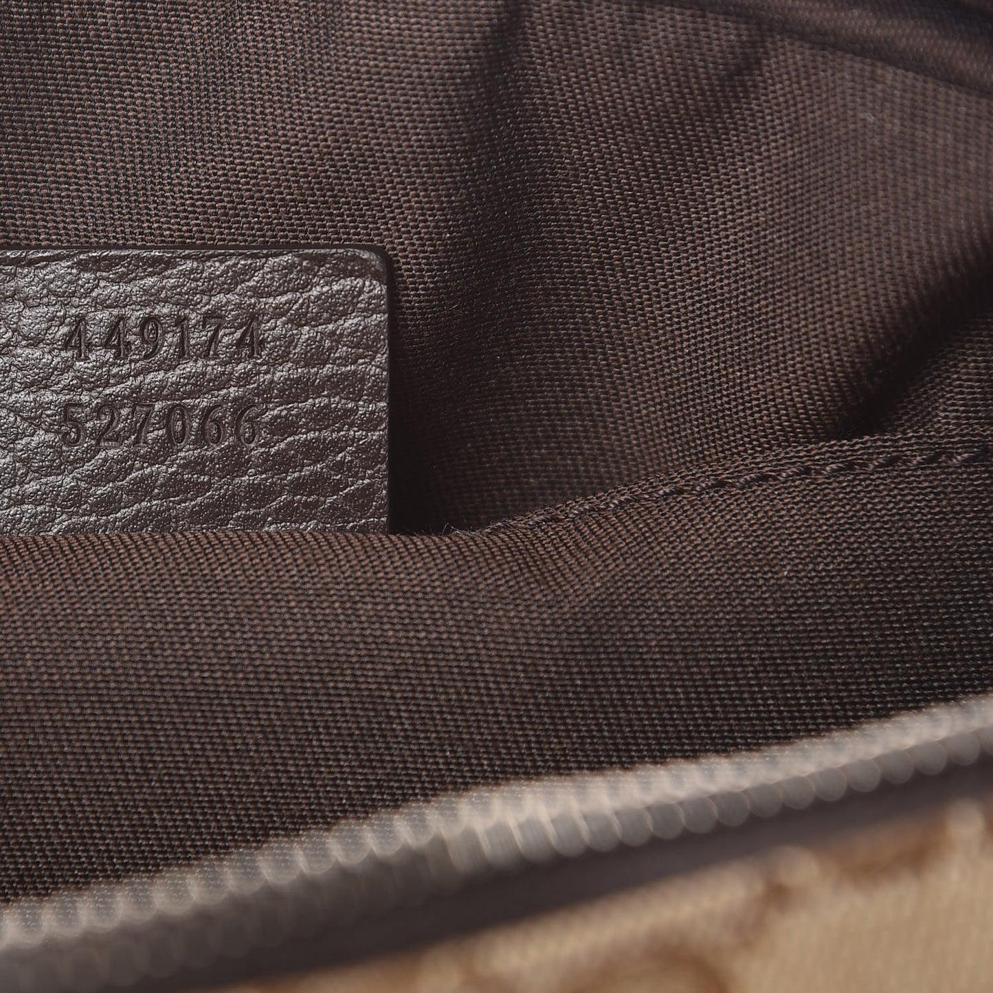 Monogram Belt Bag Dark Brown